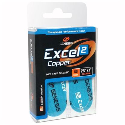 Picture of Genesis Excel Copper 2 Performance Tape Blue (40ct)