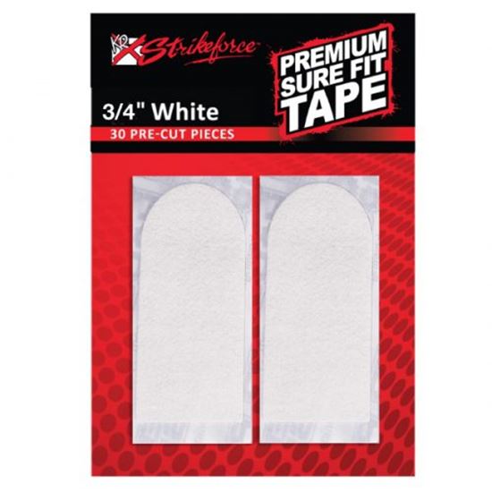 Picture of KR Strikeforce Premium Sure Fit Tape 3/4" White Textured 30 Piece