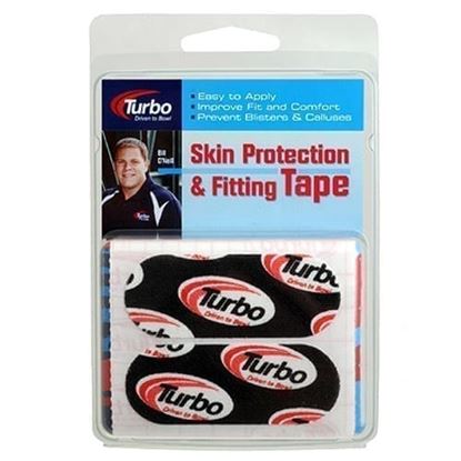 Picture of Turbo Driven to Bowl 1" Precut Fitting Tape - Black 30 Pieces