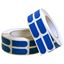 Picture of Turbo Grip Strips Tape Electric Blue 3/4" Precut Fitting Tape 500 Count Roll