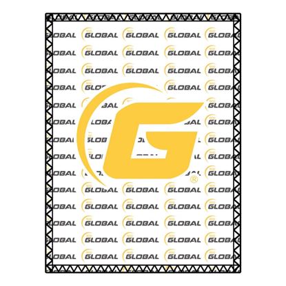 Picture of 900 Global Yellow Black SD Leather Bowling Shammy