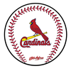 Picture of KR Strikeforce MLB St Louis Cardinals Round Baseball Shammy
