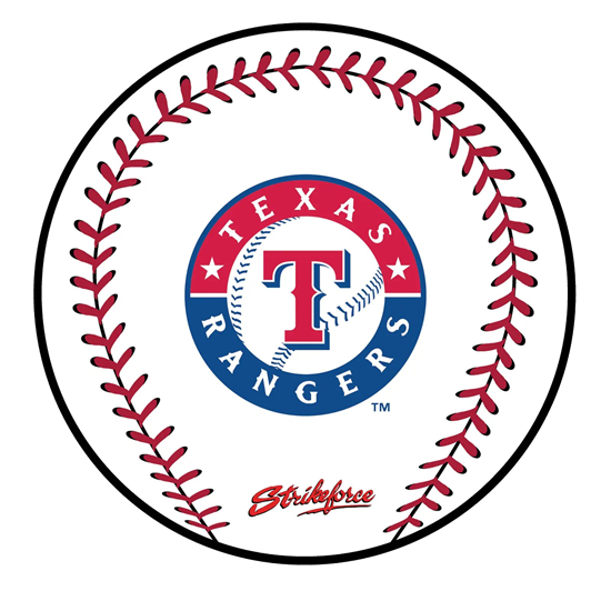 Picture of KR Strikeforce MLB Texas Rangers Round Baseball Shammy