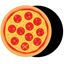 Picture of KR Strikeforce Round Shammy Leather Pad Pepperoni Pizza
