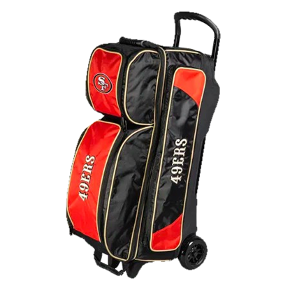 Picture of KR San Francisco 49ers Premium 3 Ball Triple Roller NFL Bowling Bag