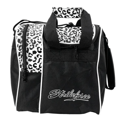 Picture of KR Rook 1 Ball Single Tote White Leopard Bowling Bag