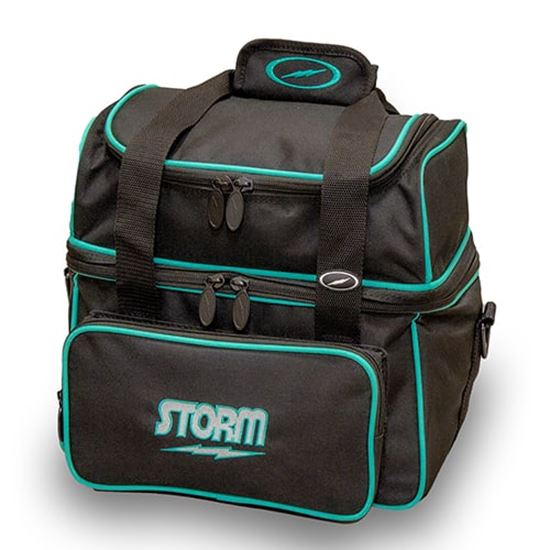 Picture of Storm 1 Ball Flip Tote Single Black Sea Foam Bowling Bag
