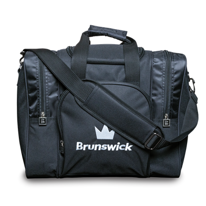 Picture of Brunswick Attack 1 Ball Tote Single Black Bowling Bag