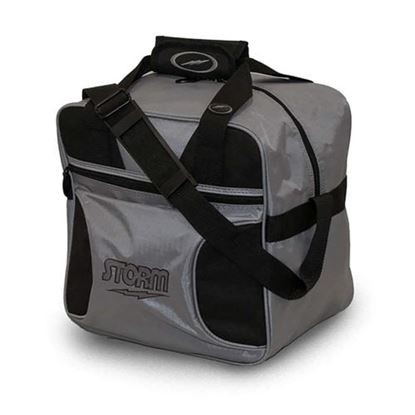Picture of Storm Solo 1 Ball Tote Silver Black Bowling Bag