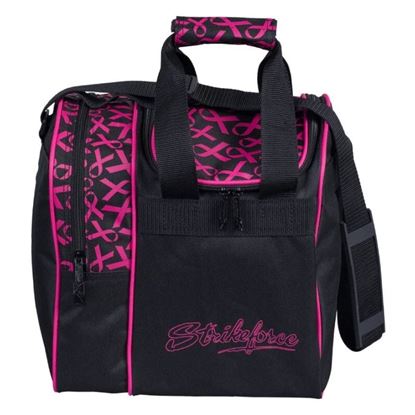 Picture of KR Rook 1 Ball Single Tote Pink Ribbon Bowling Bag
